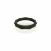 Women's QALO Stackable Silicone Wedding Ring Set- White/Black