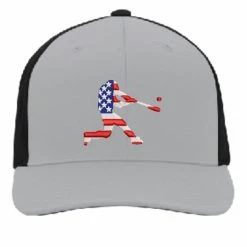 Pacific Headwear FLEXFIT® Hat - American Flag Batter