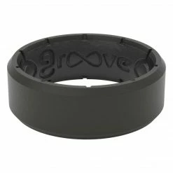 Groove Life Edge Black- Men's Silicone Ring