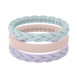 Groove Life Pastel Sky - Women's Stackable Silicone Ring