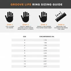 Groove Life Zeus Edge Deep Stone Grey- Men's Silicone Ring 8 Groove Life Zeus Edge Deep Stone Grey- Men's Silicone Ring