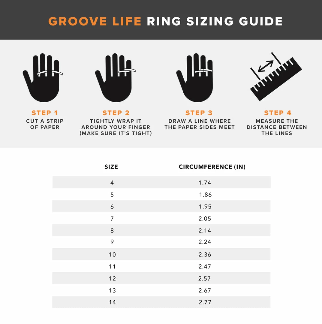 Groove Life Zeus Edge Deep Stone Grey- Men's Silicone Ring 4 Groove Life Zeus Edge Deep Stone Grey- Men's Silicone Ring