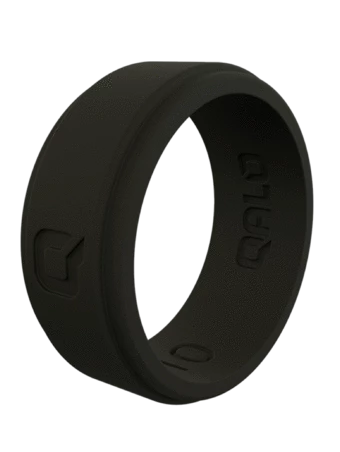 QALO Men's Step Edge Silicone Ring - Black Accessories 1 QALO Men's Step Edge Silicone Ring - Black Accessories