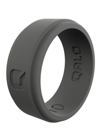 QALO Men's Step Edge Silicone Ring - Charcoal Accessories 1 QALO Men's Step Edge Silicone Ring - Charcoal Accessories