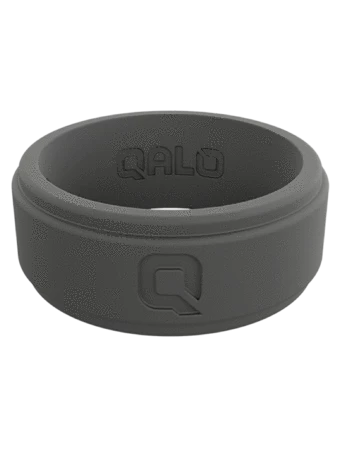 QALO Men's Step Edge Silicone Ring - Charcoal Accessories 2 QALO Men's Step Edge Silicone Ring - Charcoal Accessories