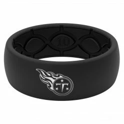 Groove Life NFL Tennessee Titans Black Silicone Ring