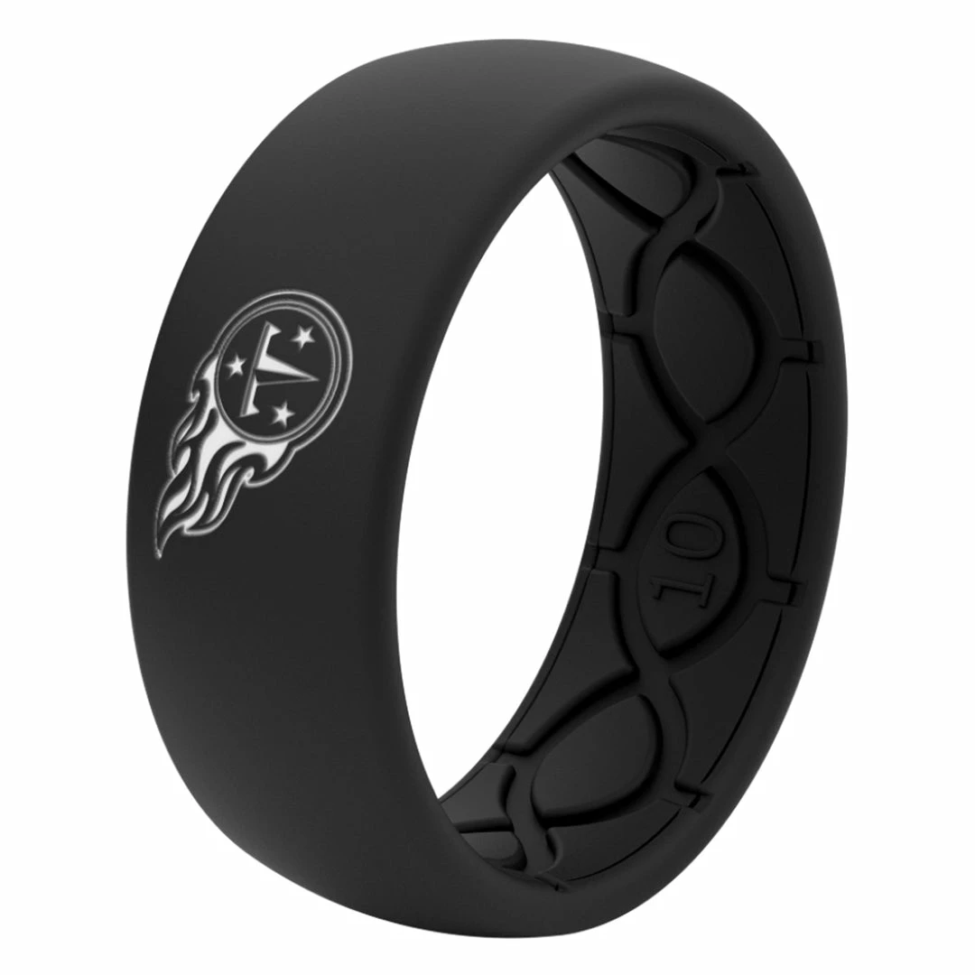Groove Life NFL Tennessee Titans Black Silicone Ring 2 Groove Life NFL Tennessee Titans Black Silicone Ring