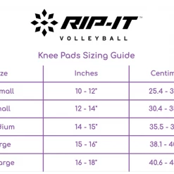 Rip-It Stays-in-Place Volleyball Knee Pads [PRE-ORDER]
