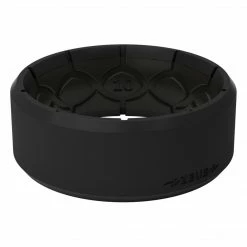 Groove Life Zeus Edge Midnight Black- Men's Silicone Ring