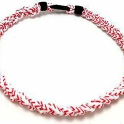 TOP GEAR ATHLETICS Titanium Necklace Sport Running Tornado Braided 3 Rope Ionic Necklace