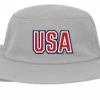 Pacific Headwear Bucket/ Boonie Hat - USA Silver