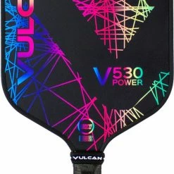 Vulcan V530 Power Pickleball Paddle-Rainbow Laser