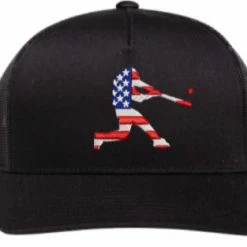 Pacific Headwear Snapback Hat- American Flag Batter
