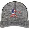 Pacific Headwear Snapback Hat - American Flag Batter