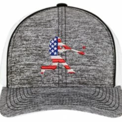 Pacific Headwear Snapback Hat - American Flag Batter
