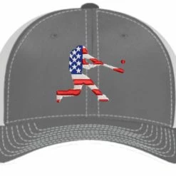 Pacific Headwear Trucker FLEXFIT® Hat - American Flag Batter