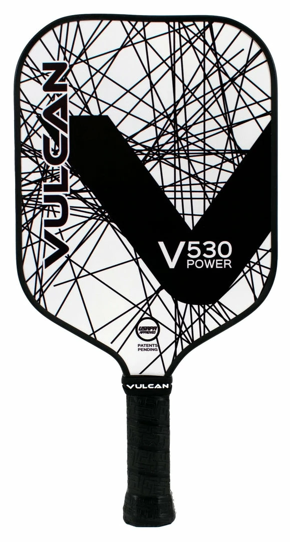 Vulcan V530 Power Pickleball Paddle-Black Laser 1 Vulcan V530 Power Pickleball Paddle-Black Laser