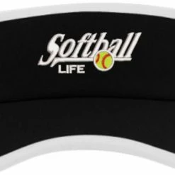 Pacific Headwear Performance Visor - Softball Life