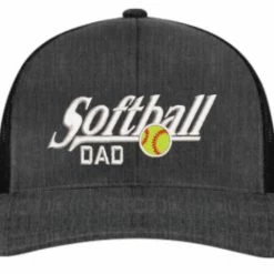Pacific Headwear Snapback Hat: Softball Dad