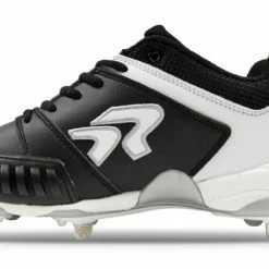 Ringor Flite Softball Spikes - Pitching Toe Black/White
