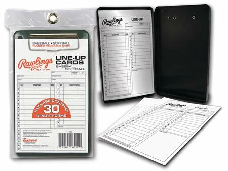 Rawlings SYSTEM-17 LINEUP CARDS Accessories 1 Rawlings SYSTEM-17 LINEUP CARDS Accessories