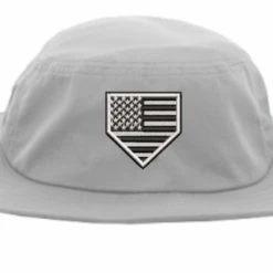 Pacific Headwear Bucket/ Boonie Hat - Blackout American Home Plate Flag