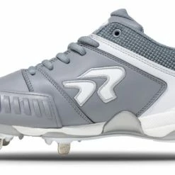 Ringor Flite Womens Softball Spikes - Pitching Toe Charcoal/White