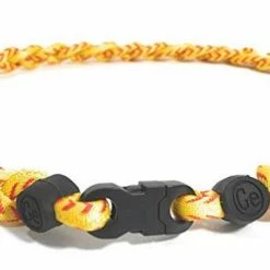 TOP GEAR ATHLETICS Softball Stitch Titanium Necklaces Sport Running Tornado Braided 3 Rope Ionic Necklace Fan Gear
